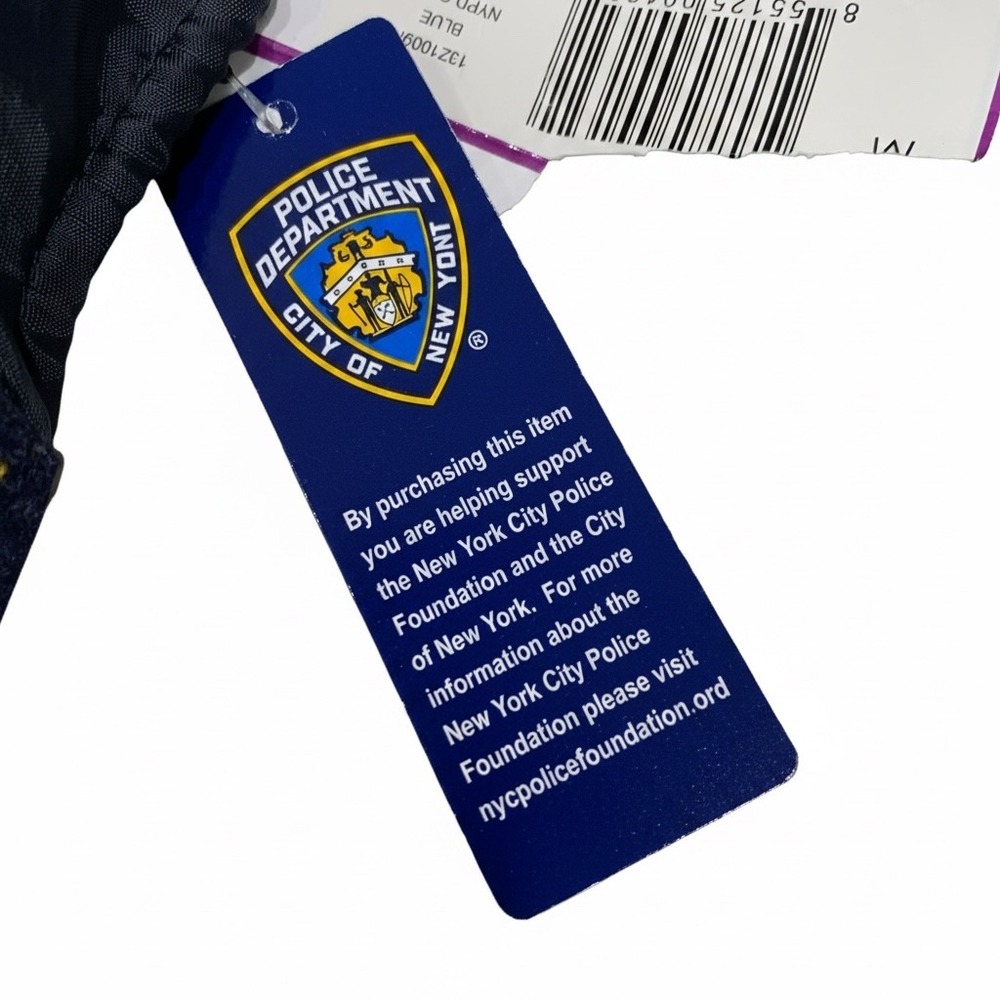 Royal Animals NYPD Police Dog Coat Blue Medium Water Resistant Fleece Lined NEW - Picture 3 of 13
